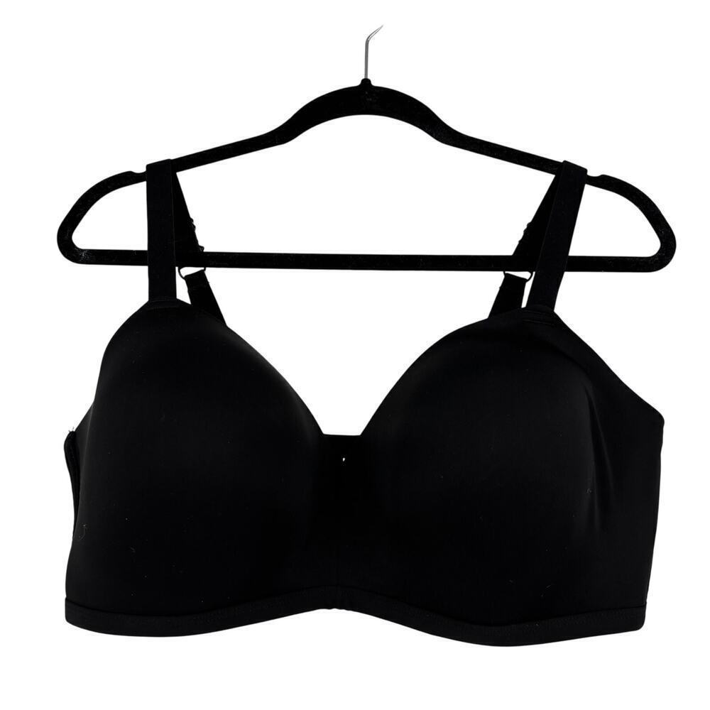 Kindly‎ Sustainable T-Shirt Bra Size 38DD Black Comfort Wire Free Convertible